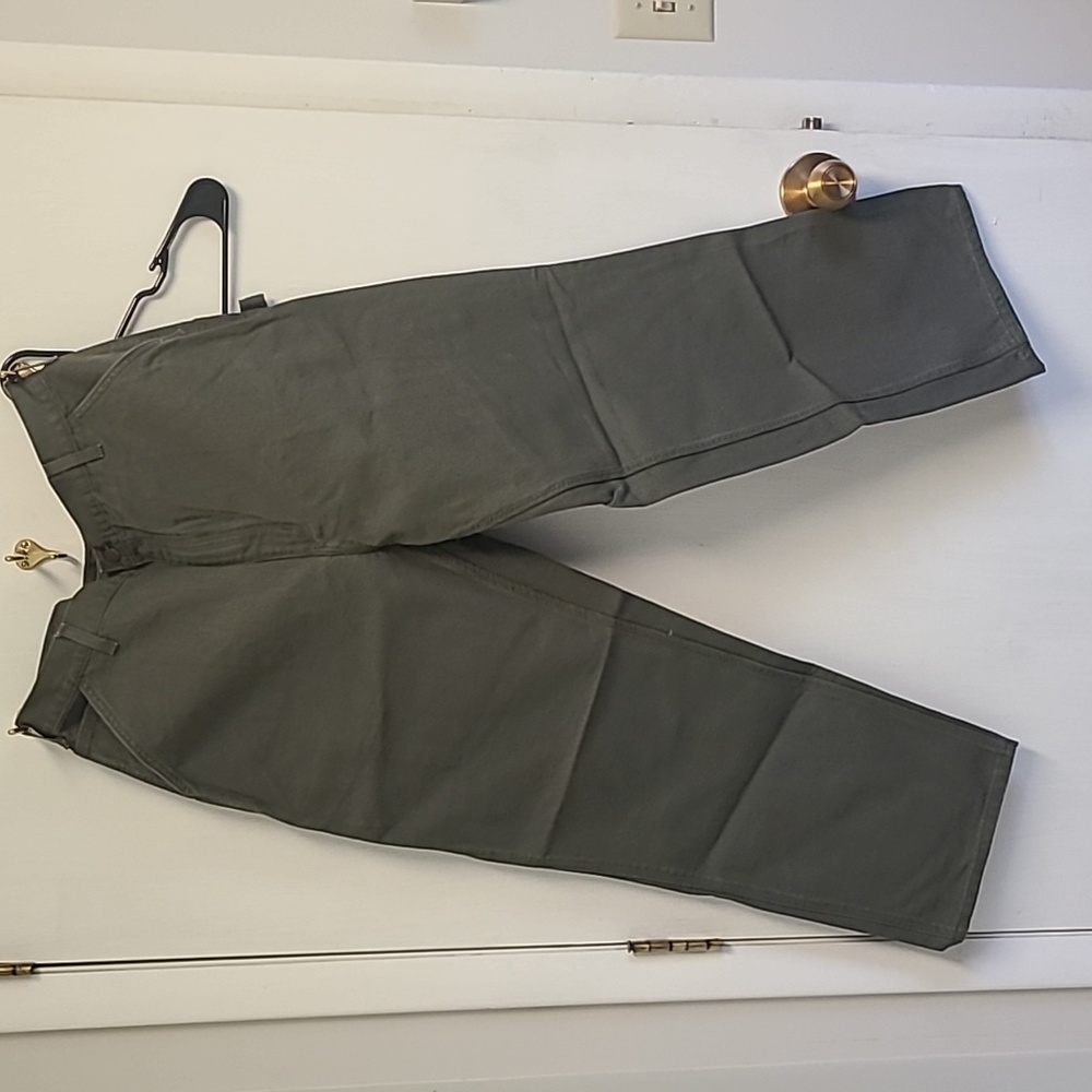 Carhartt 40×30 Washed Duck Work Dungaree, Olive